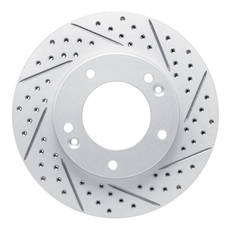 DFC 03-06 Kia Sorento Front Right Drilled & Slotted Geoperformance Rotor