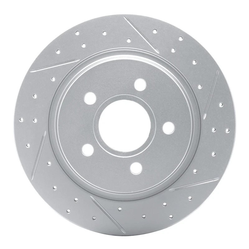 DFC 04-13 Volvo C70 Rear Right Drilled & Slotted Geoperformance Rotor