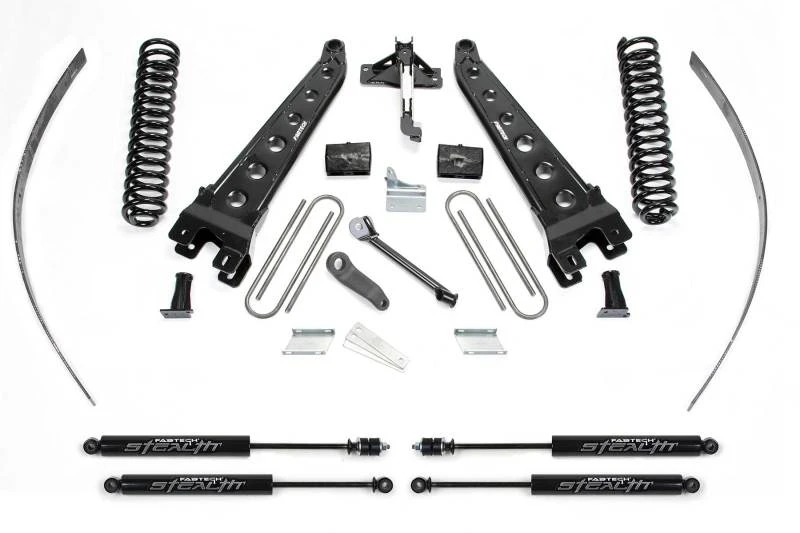 Fabtech 08-16 Ford F250 4WD ohne werkseitige Überlastung 8 Zoll Rad Arm System mit Coils & Stealth