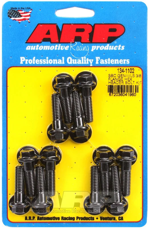 ARP Chevy LS 3/8in Flange Hex Header Bolt Kit for Chevy LS