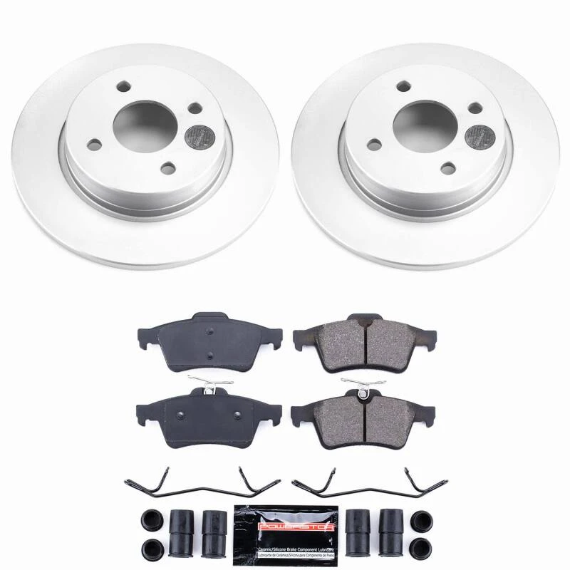 Power Stop 18-21 Ford EcoSport Rear Z23 Coated Brake Kit