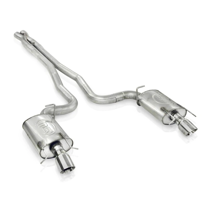 Stainless Works 09-15 Cadillac CTS-V Limousine 3-Zoll-Katback-System X-Rohr Turbo S-Rohr-Schalldämpfer 4-Zoll-Spitzen