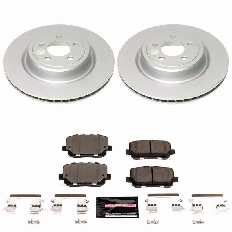 Power Stop 14-23 Dodge Charger Rear Z23 Coated Brake Kit
