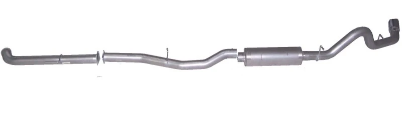 Gibson 94-95 Chevrolet C1500 Suburban Basis 5.7L 3in Cat-Back Einzelauspuff - Edelstahl
