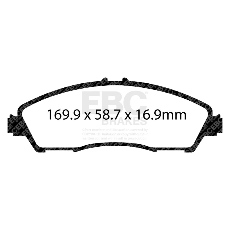 EBC 14+ Acura MDX 3.5 Greenstuff Front Brake Pads