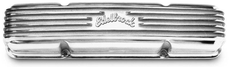 Edelbrock Ventildeckel Classic Series Chevrolet 1959-1986 262-400 CI V8 Poliert