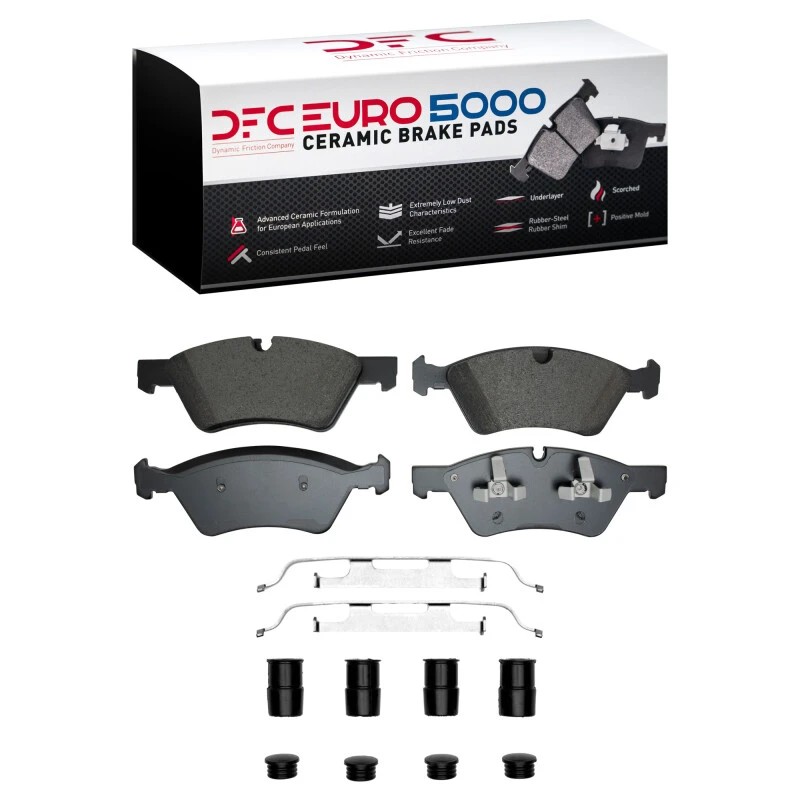 DFC 05-12 Mercedes-Benz R320 Front Euro 5000 Ceramic Brake Pads and Hardware Kit