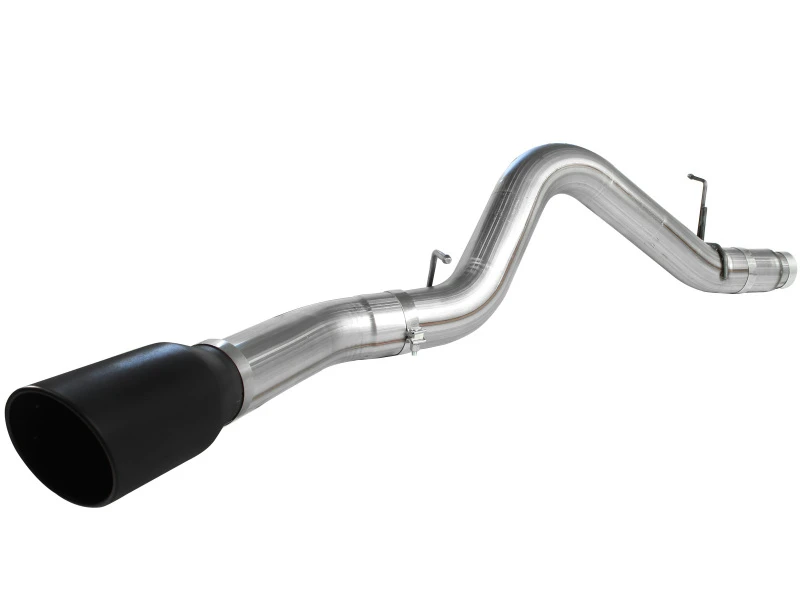 aFe MACHForce XP Auspuff 5 Zoll DPF-Back SS 11-13 GM Diesel Trucks V8-6,6L (td) (LML) (Schwarze Spitze)