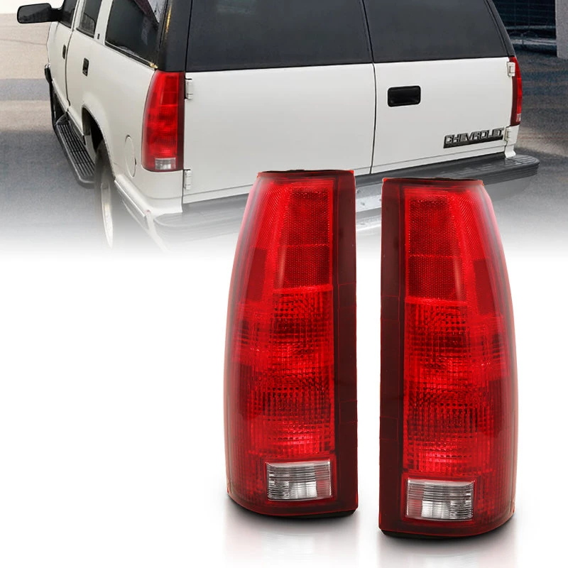 ANZO 1988-1999 Chevy C1500 Rückfahrscheinwerfer Rot/Klar Linse mit Schaltkreis (OE-Ersatz)