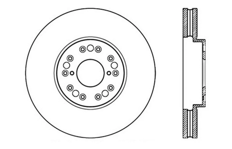 stoptech_128.44083R-6794e497b4cc9 StopTech 93-05 Lexus GS 300/350/400/430/450H / 00-05 IS250/300/350 Front Left Drilled Rotor