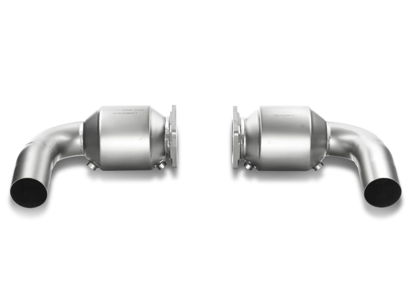 Akrapovic 10-13 Porsche 911 Turbo/Turbo S (997) Link Pipe Set w/ Cat (Titanium)