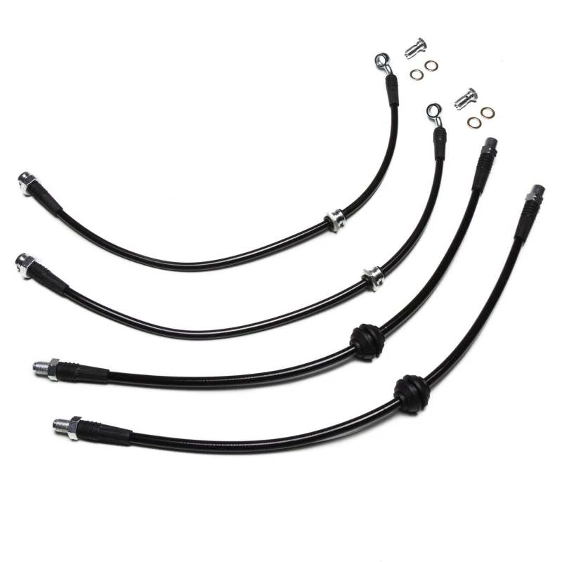 Chase Bays Caliper Brake Lines for 93-95 Mazda RX7 FD - Front & Rear Lines