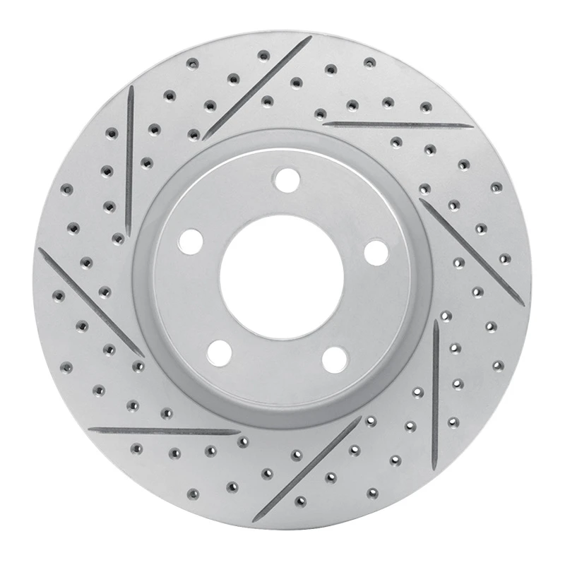 DFC 04-15 Mazda 3 Front Left Drilled & Slotted Geoperformance Rotor