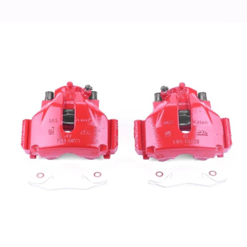 powerstop_S2038-67945633bb7f3 Power Stop 00-03 Saab 9-3 Front Red Calipers w/Brackets - Pair
