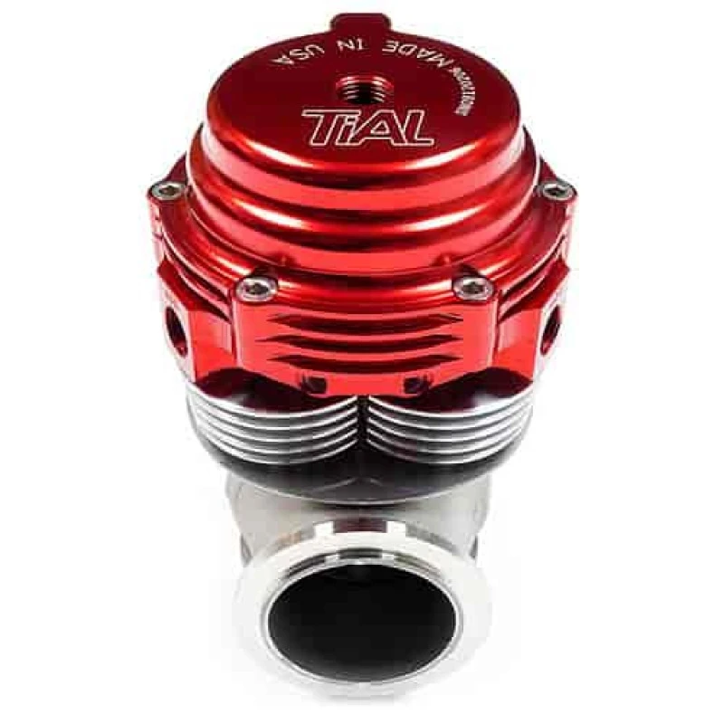 TiALSport MV-SA Wastegate (All Springs) w/V-Band Clamps - Red