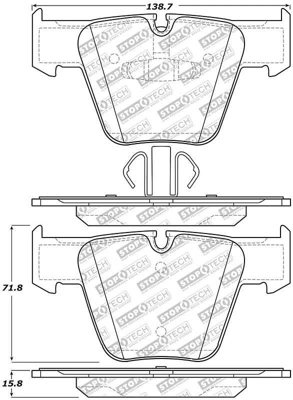 stoptech_305.12890-6794e97be6085 StopTech Street Select Brake Pads w/Hardware - Front