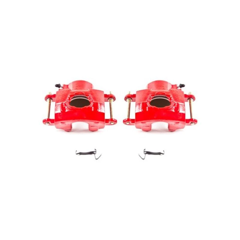 powerstop_S4020-67945ced4851f Power Stop 94-96 Chevrolet Impala Front Red Calipers w/o Brackets - Pair