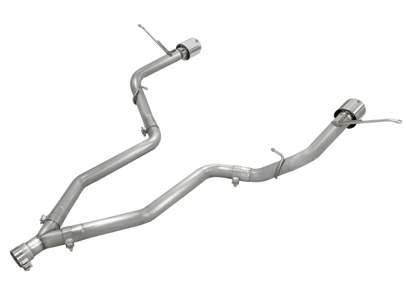 aFe MACHForce XP 14+ Jeep Grand Cherokee V6 3.0L (td) 2,5 Zoll DPF-Back 409SS Auspuff ohne Resonatoren
