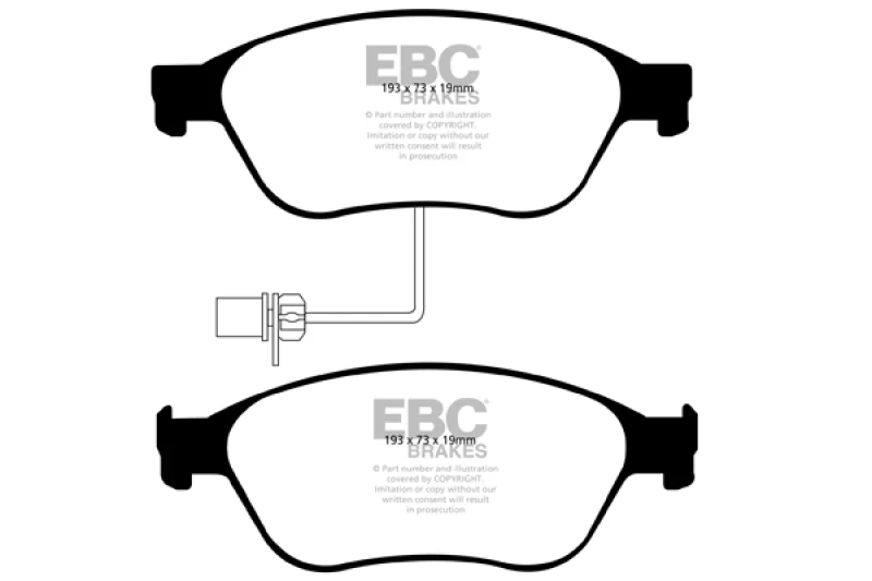 ebc_UD1024-67931fdcc17ca EBC 03-10 Audi A8 Quattro 4.2 Redstuff Front Brake Pads