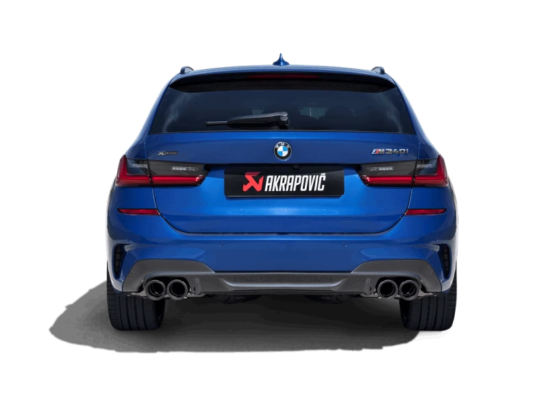 Akrapovic 20-22 BMW M340i (G20, G21) Slip-On Line (Titanium) (Requires BMW Part #18308686640)
