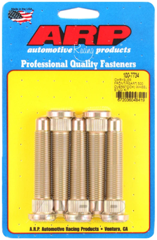 ARP Front/Rear M14.500in Over Stock Length Wheel Stud Kit for Chrysler