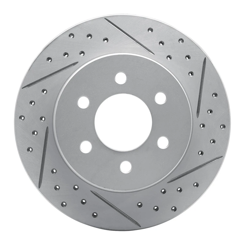 DFC 97-02 Dodge Dakota RWD Front Right Drilled & Slotted Geoperformance Rotor