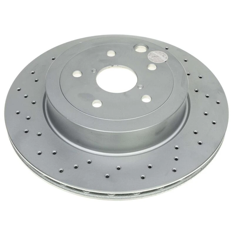 Power Stop Rear Evolution Coated Rotor for 18-20 Subaru WRX STI
