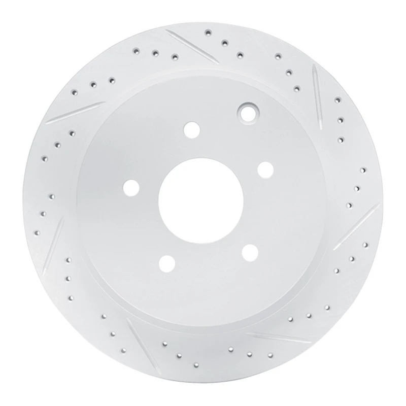 DFC 03-24 Infiniti M37 Rear Right Drilled & Slotted Geoperformance Rotor