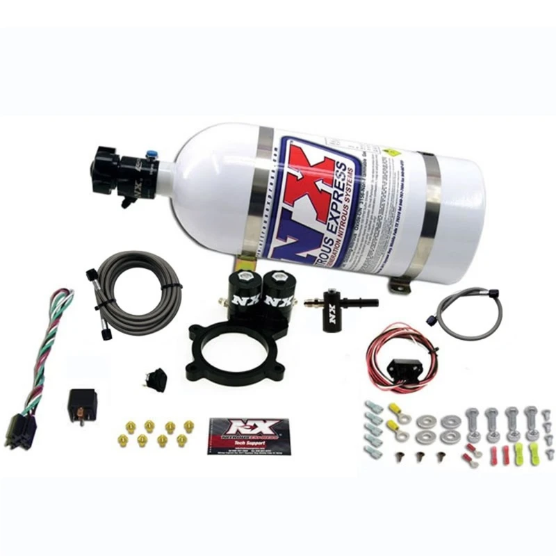 Nitrous Express 2014+ GM 5.3L LKW Nitrous Plate Kit (50-250PS) mit 10lb Flasche