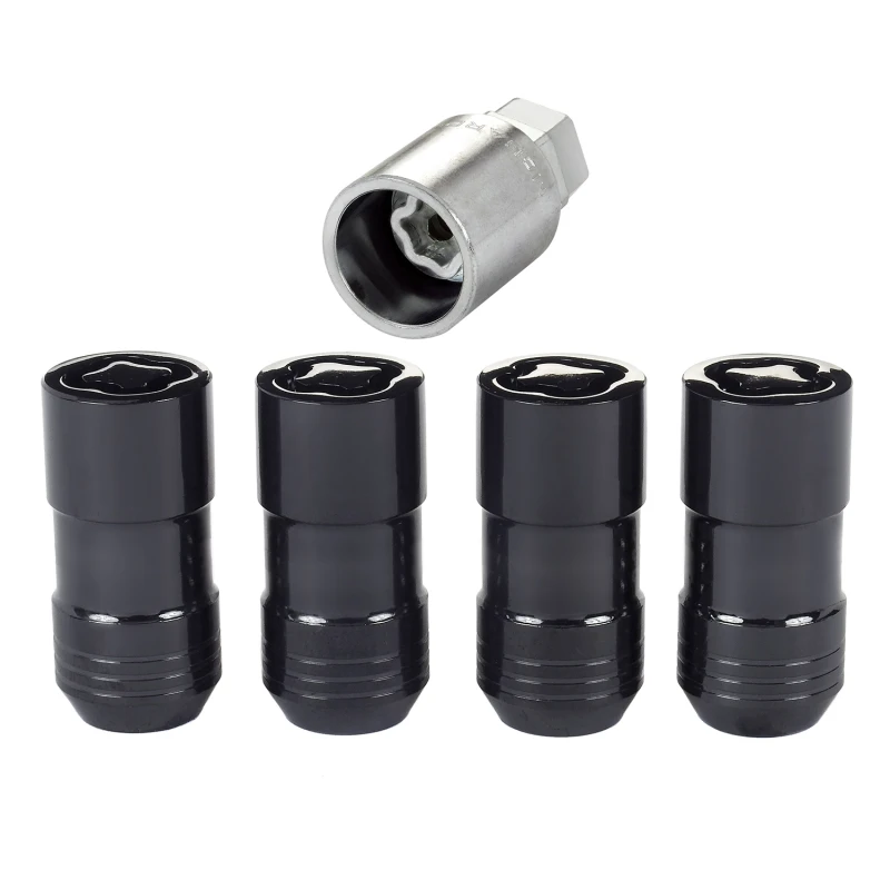 mcgard_24220-679400ec42684 McGard Wheel Lock Nut Set - 4pk. (Cone Seat) M14X1.5 / 21mm & 22mm Dual Hex / 1.965in. L - Black