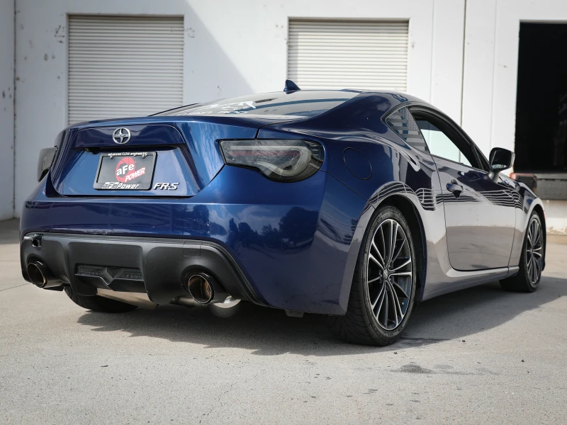 aFe Takeda Auspuff Axle-Back für 13-15 Scion FRS / Subaru BRZ 304SS Carbon Fiber Dual Tips Auspuff