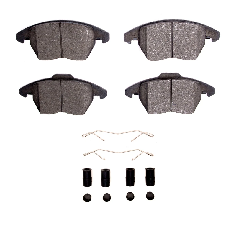 DFC 05-15 Audi TT Front 5000 Advanced Low Metallic Brake Pads and Hardware Kit