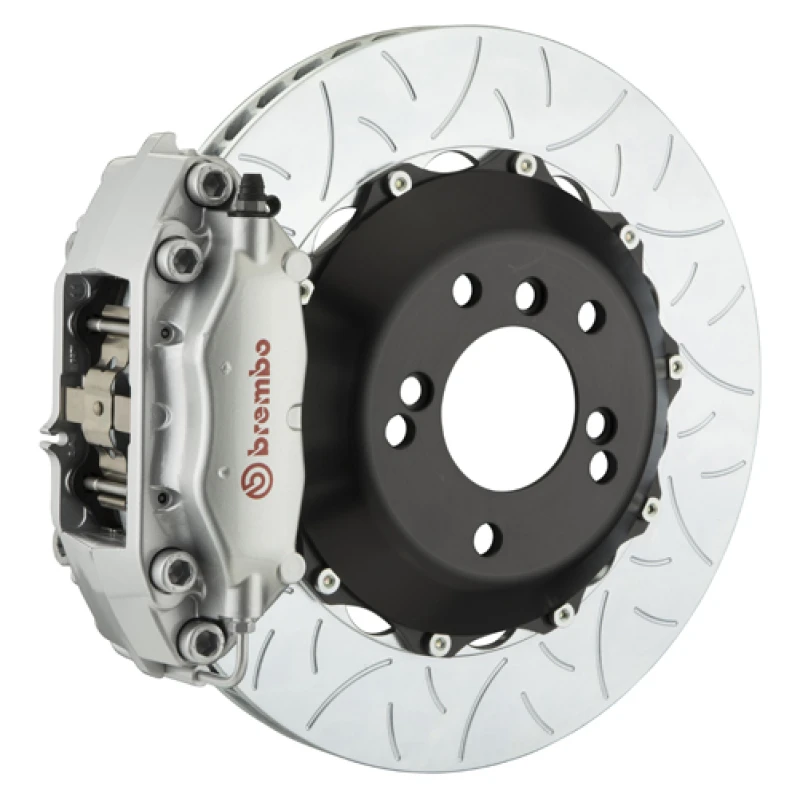 Brembo 01-02 Viper RT-10 Rear GT BBK 4 Piston Cast 345x28 2pc Rotor Slotted Type3-Silver