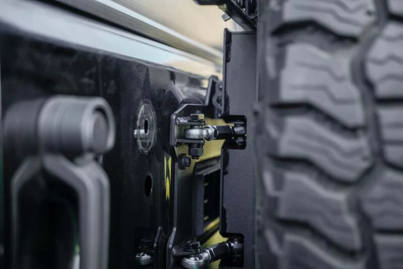 DV8 Offroad Ersatzreifenhalter für MTO Stoßstange für 2007–2018 Jeep Wrangler JK