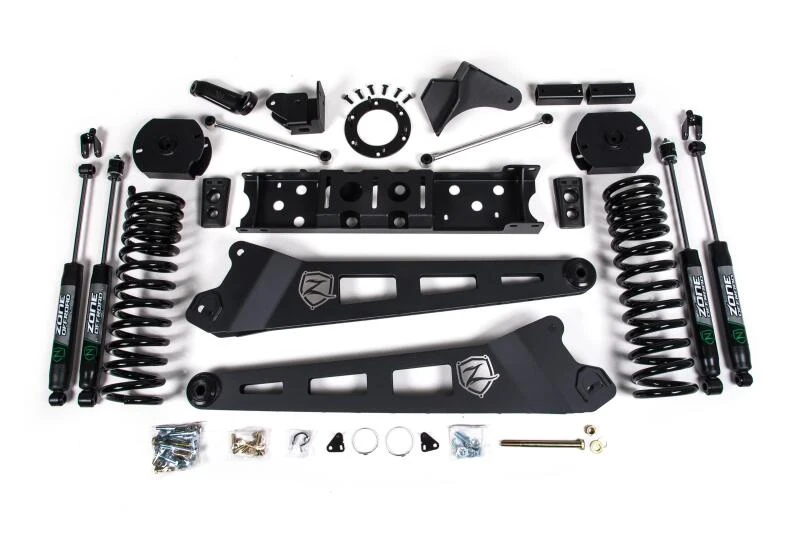 Zone Offroad 4,5 Zoll Radius Arm Lift Kit für 2019–2024 Ram 2500 Diesel – Fox Shocks