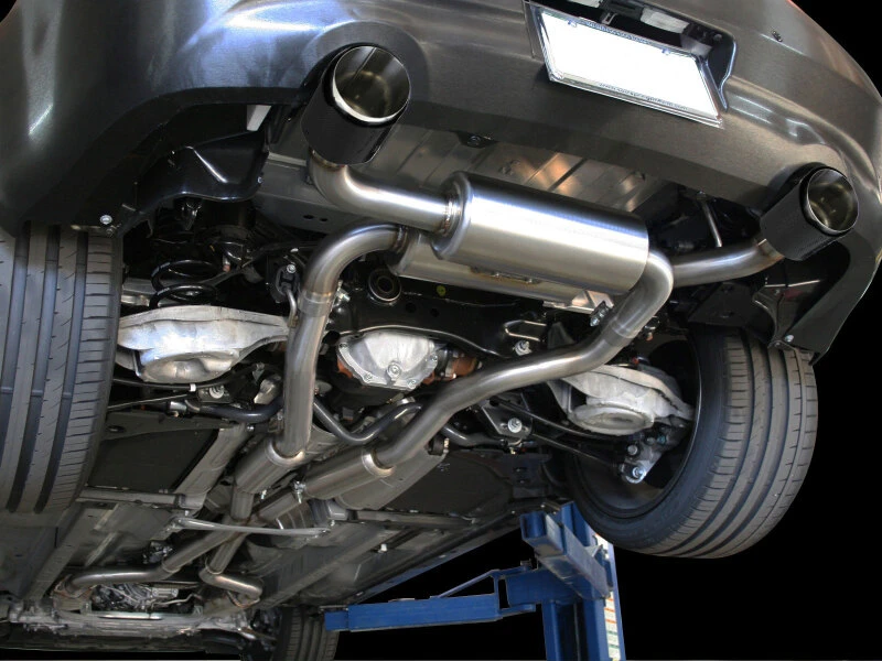 aFe Takeda 2-1/2 Zoll 304 Edelstahl Kat-Back Auspuff Infiniti G37 08-13/Q60 14-15 V6-3.7 mit Kohlefaser-Tipps