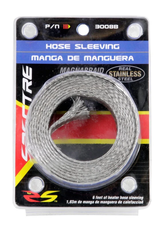 Spectre MagnaBraid 304SS Geflochtene Heizschlauch-Hülle - 6ft. (Wird 4ft. Schlauch abdecken)