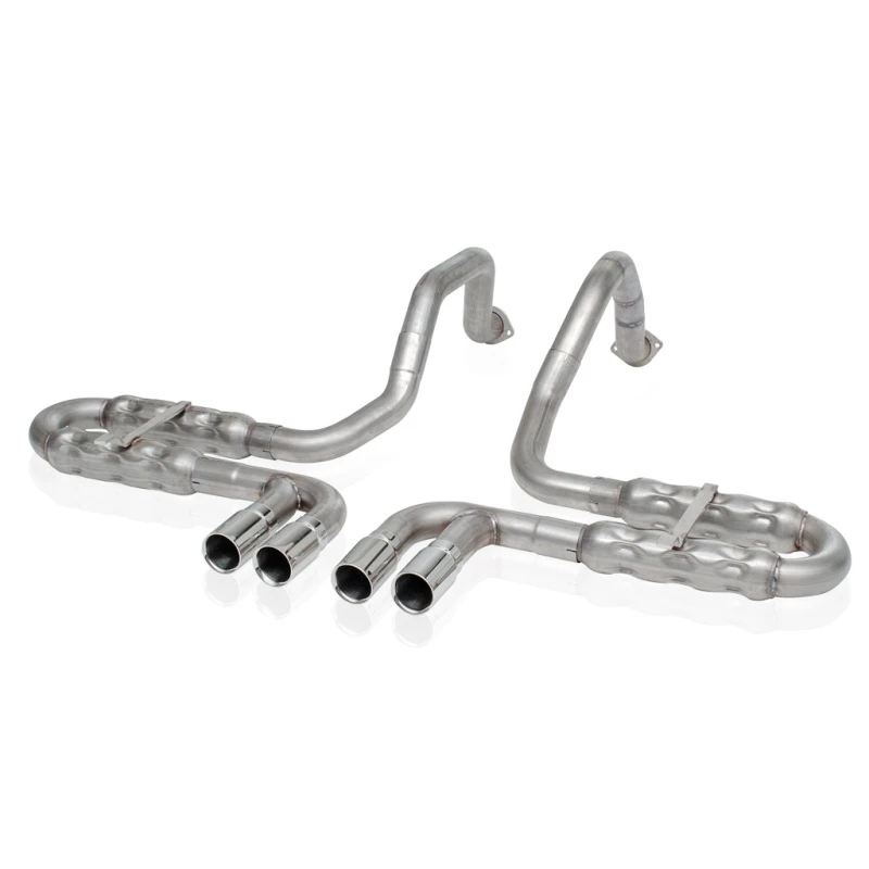 Stainless Works 1997-04 Corvette C5 2-1/2 Zoll Axleback Quad Rolled Edge Spitzen