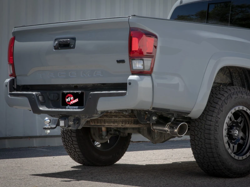 aFe 16-22 Toyota Tacoma Apollo GT-Serie 2,5-Zoll - 3-Zoll 409 SS Kat-Auspuff-System mit schwarzer Spitze