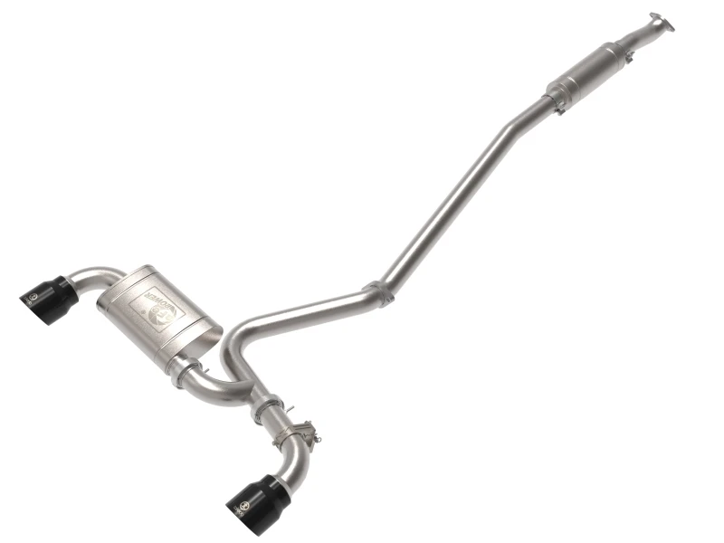 aFe 22-23 Hyundai Kona N L4 2,0L(t) Takeda 3 Zoll 304 SS Kat-Back Auspuffsystem mit schwarzen Endrohren