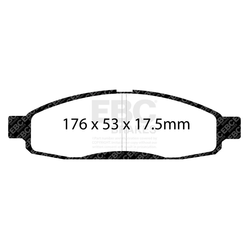 EBC 05-06 Infiniti QX56 5.6 (Bosch) Yellowstuff Front Brake Pads