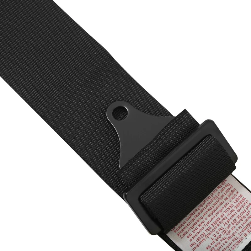 RaceQuip L & L 5-Punkt-Ratschen-HNR-Gurt Schwarz