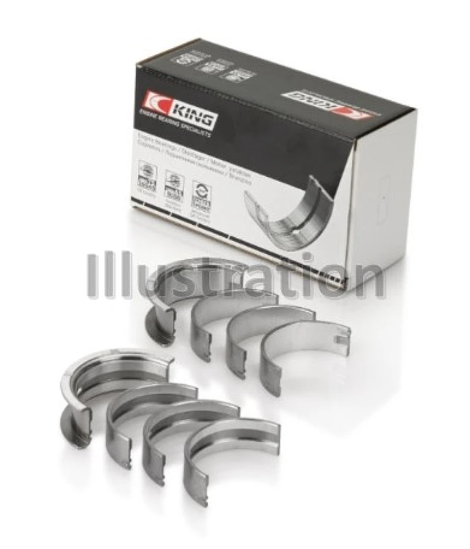 King Hauptlager-Set (Größe 0,25 Übergröße) für 87-90 Subaru Justy