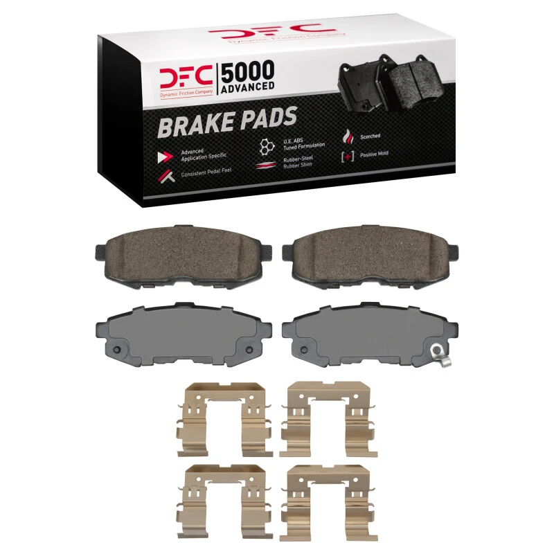 DFC 04-06 Mazda MPV Rear 5000 Advanced Ceramic Brake Pads and Hardware Kit