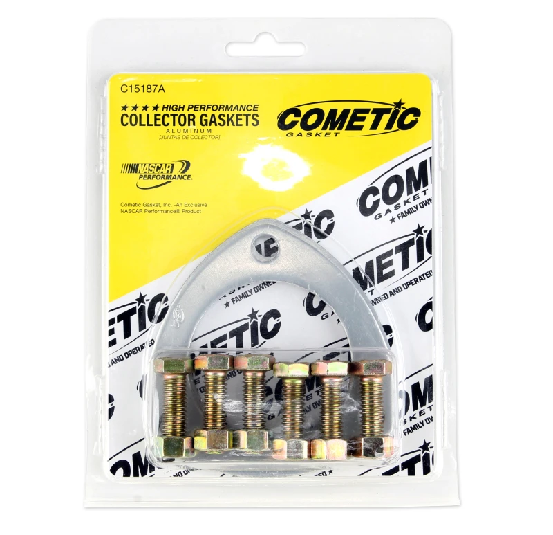 Cometic Exhaust Header Collector Gasket.040in Aluminum-2.5in Diameter Port-3.5in Bolt Circle-Set