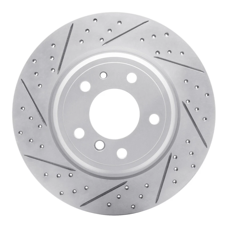 DFC 91-01 BMW 850Ci Rear Left Drilled & Slotted Geoperformance Rotor