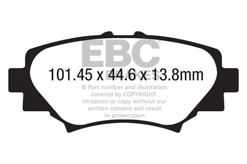 EBC 14+ Mazda 3 2.0 (Japan Build) Ultimax2 Rear Brake Pads