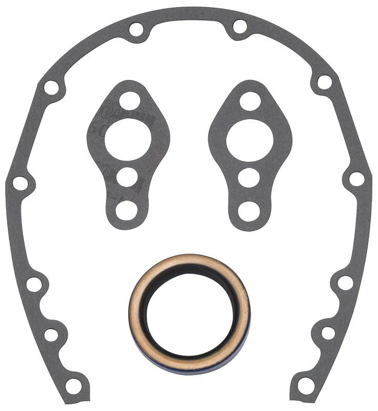 Edelbrock SBC Zeitdeckel-Dichtung und Ölsiegel-Kit