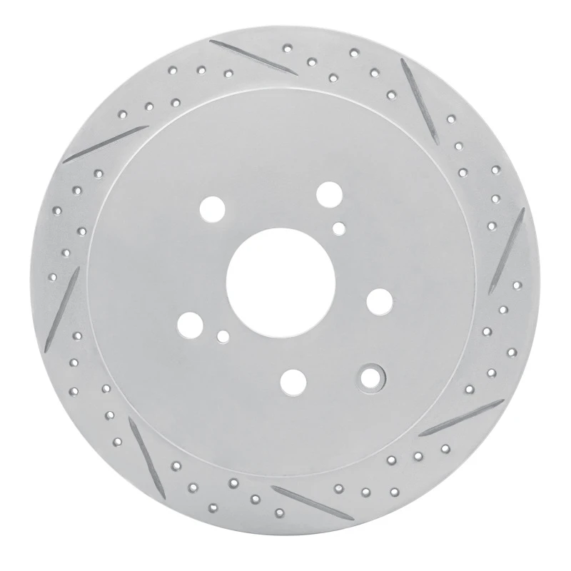 DFC 10-20 Lexus Rx350 Rear Right Drilled & Slotted Geoperformance Rotor