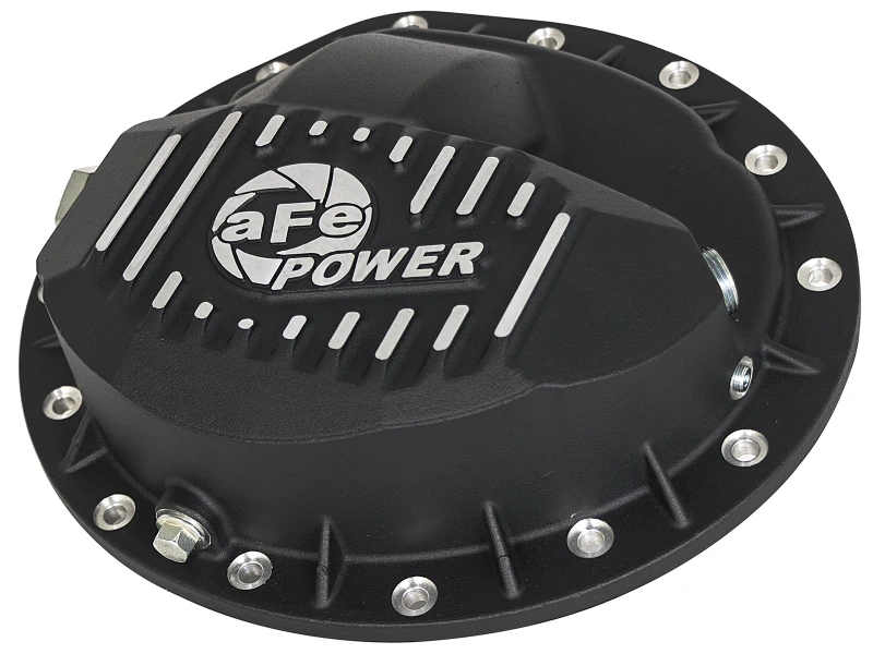 aFe Power Pro Series Hinterachs-Abdeckung Schwarz mit bearbeiteten Rippen 99-13 GM Trucks (GM 9.5-14)